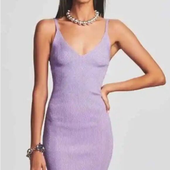 Retrofete AMSTER Rib Knit Glitter Dress Medium NWT $798 - Picture 9 of 10